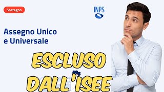 Assegno unico escluso dallISEE 2025 assegnounicofigli [upl. by Abekam]