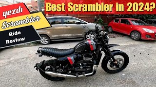 2024 Yezdi Scrambler Ride review  Best scrambler [upl. by Acinom]