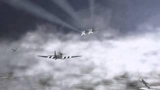 WWII Dogfight 3D Animation [upl. by Lang]