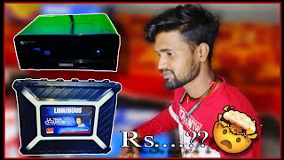 Luminous Ultra Charge Battery 🔋 ll Zelio 1100 Smart inverter ll full details 🥰trending viralvideo [upl. by Peonir]