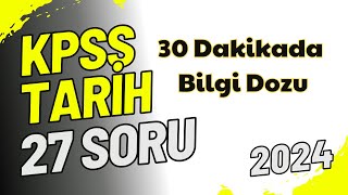 57 Abartmıyorum En Güzel Denemelerden Biri Olabilir  KPSS Tarih Deneme Sınavı  KPSS 2024 [upl. by Aridan534]