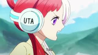 Luffy singing perfectly after Utas guidance  One Piece Funny moments  Baka song [upl. by Hannibal589]