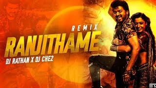 Ranjithame Remix  Dj Rathan X Che2  Thalapathy Vijay  Rashmika  Vamshi Paidipally  Thaman S [upl. by Aekan209]