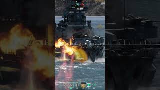 battleship YAMATO vs BUNGO worldofwarships [upl. by Jewell]