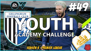 GILLINGHAM  YOUTH ACADEMY CHALLENGE  TRYING SOME SLIDERS   EA FC  SEASON 6  EPISODE 49 [upl. by Luaped]