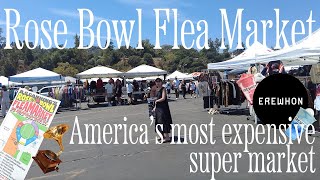 全米最大のフリマRose Bowl と全米最高級スーパーErewhonへ行くLA vlog [upl. by Notyap]