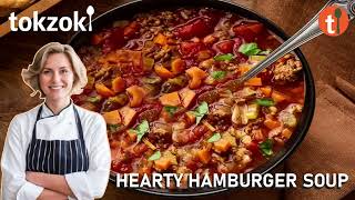 Hearty Hamburger Soup Recipe for Ultimate Comfort [upl. by Tolliver]