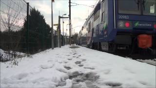 RER C sous la neige 22 [upl. by Aleras]