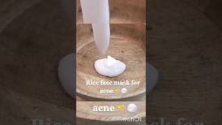 Rice Face Mask For Glowing Skin skincare shorts ytshortsytshortsindia youtubeshortshomemade [upl. by Bucky673]