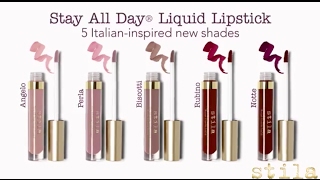 LIP SWATCH VIDEO  Stilas Spring 2017 Stay All Day Liquid Lipsticks  Stila Cosmetics [upl. by Nelag360]