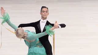 Urban Istvan  Urban Lilla HUN English Waltz  World Championship Junior II Standard [upl. by Rayle]