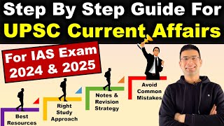 Step by Step Guide for UPSC Current Affairs  For IAS Exam 2024 amp 2025  Gaurav Kaushal [upl. by Gard]