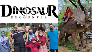 Dinosaur Encounter di Zoo Teruntum Kuantan  Zoo hybrid [upl. by Amehsat]