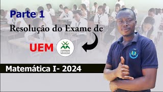 Resolucao do Exame de matematica I 2024 [upl. by Siroved]