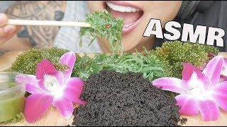 ASMR BEST CRUNCH 2 SQUID INK Tobiko eggs  SEAGRAPES EXTREME EATING SOUNDS NO TALKING  SASASMR [upl. by Varney999]