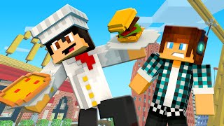 NOVO CHEF DE COZINHA  Minecraft Cidade 05 [upl. by Zurciram363]