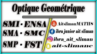 Cours  Optique Géométrique part 1 [upl. by Nnyw]