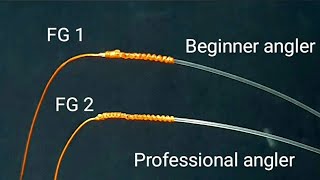 Best fishing knot  2 ways to make a FG knot  Braid To leader knot [upl. by Aihsila]