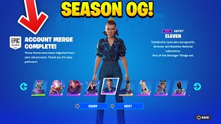 HOW TO MERGE FORTNITE ACCOUNTS Season OG [upl. by Arocet659]