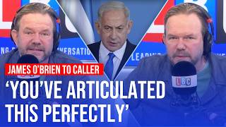 James OBriens extraordinary call with rabbi who supports arrest warrant for Netanyahu  LBC [upl. by Anerahs]