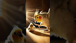 Why Is Dad Acting So Cold 😢🦜🎮 funny parrot cockatiel [upl. by Newhall]