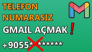 Telefon Numarasız Gmail Oluşturma \u00100 YASAL 👈👈 [upl. by Alehtse]