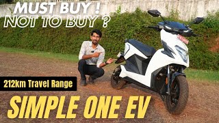 Simple One Electric Scooter Review  The Hottest Electric Scooter Bike of 2024  Beingmandywheels [upl. by Akeenahs]