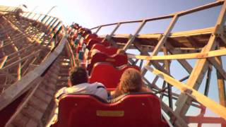 Six Flags Over Texas  Texas Giant  POV [upl. by Rimidalb]