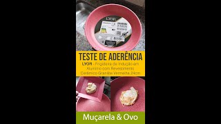 Teste de Aderência LYOR Frigideira Granilite 24cm – Será que Gruda [upl. by Sabino933]