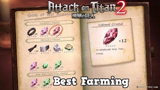 Attack on Titan 2  Material Farming Guide 1 [upl. by Ekez421]