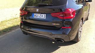 BMW X3 G01 M40i 2018 MPerformance Exhaust Sound [upl. by Anoj258]