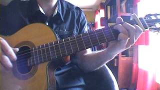 cover cabrel lencre de tes yeux guitare [upl. by Atselec]