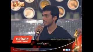 Vijay Awards  Actor Kalidas Jayarams performance [upl. by Asil]