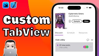 How to Make a Custom Tab Bar with Animation in SwiftUI – Step by Step for Beginners 2023 [upl. by Mendoza402]