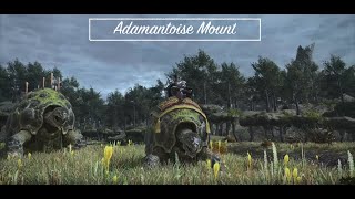 Final Fantasy XIV  Adamantoise Mount [upl. by Gerbold538]