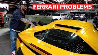 Ferrari SF90 Delivery at RDB Range Rover Widebody Development [upl. by Sirret]