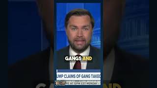 JD Vance schools Martha Raddatz over migrant gangs news foxnews shorts [upl. by Naillik]