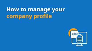 How to manage company profile  electronic signature [upl. by Gray]