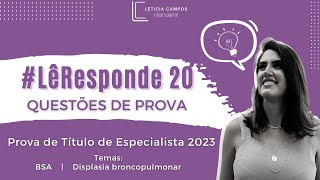 LêResponde 20 questões da Prova de Título de Especialista em Fisioterapia 2023 [upl. by Natasha]