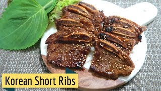 How to make Korean Short Ribs Kalbi  LA 갈비 [upl. by Remas]