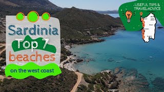 Sardinia  Top 7 beaches on the West Coast  travel info amp useful tips [upl. by Devland577]