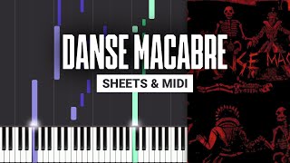 DANSE MACABRE  MoonDeity  Piano Tutorial  Sheet Music amp MIDI [upl. by Dedra]