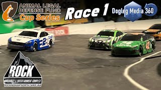 Dogleg Media 360 at Rockingham  ADLF S1R1Nascar Stop Motion [upl. by Favin]