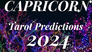 CAPRICORN Tarot 2024 Predictions—Big changes and nothing holding you back❤️💰🌎 [upl. by Elianora273]