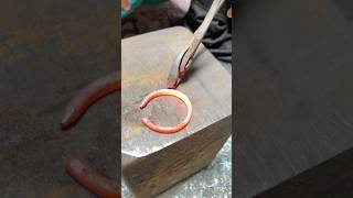 Forging a Iron Bracelet  How to making a Bracelet [upl. by Naedan]