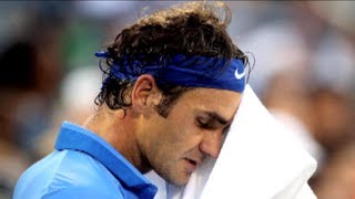 Roger Federer vs Tommy Robredo  US Open 2013 [upl. by Htnnek]