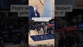 Flight a d1 gobert hater 😂  flightreacts rudygobert poster basketball [upl. by Ecyak]