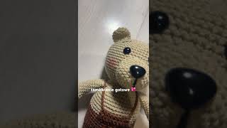 misiek 🐻💖Zostaw suba będzie mi miło 🥰🥰handmade szydełko szydełkowanie [upl. by Ahsakal]