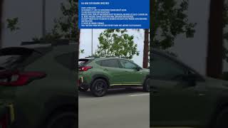 2024 Subaru Crosstrek First Look shorts [upl. by Nuhsyar]