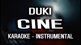 DUKI  Cine KARAOKE  INSTRUMENTAL [upl. by Orland]